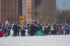 Соревнование началось с ВИП-забега 